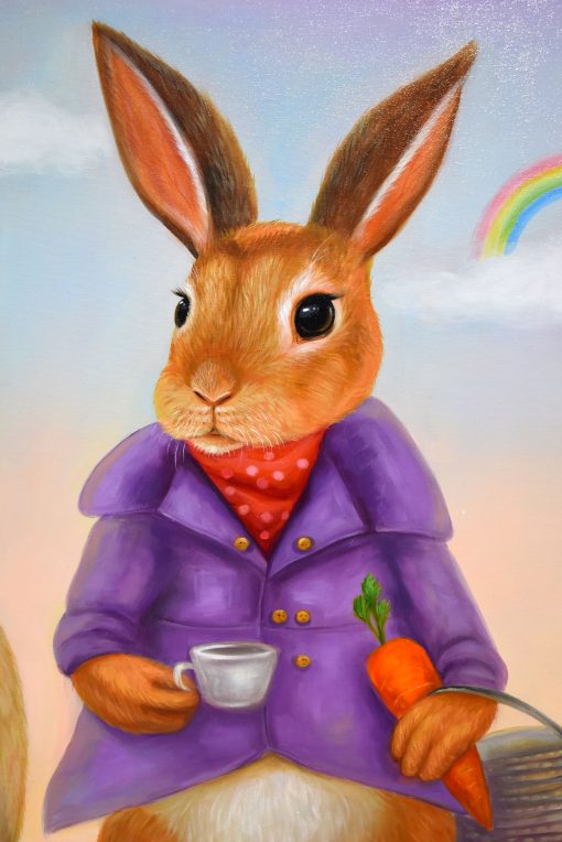 Dapper Rabbits - Misters At A Picnic - Image 2