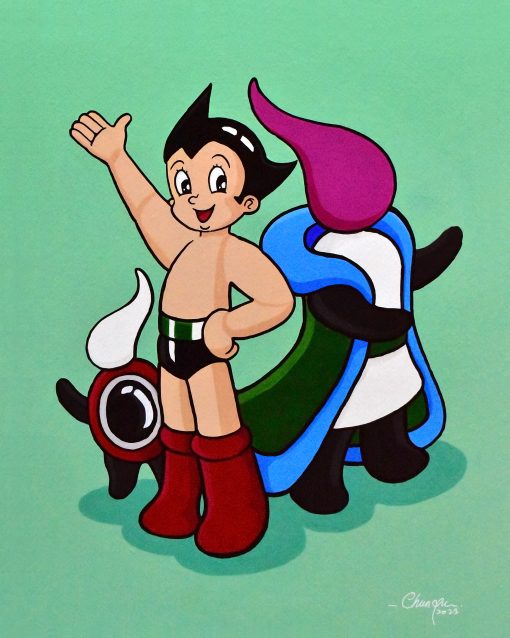 Yu-Yu With Astro Boy