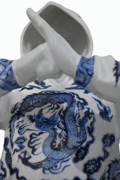 Party 2 青花龙纹抱拳孩子王 - Image 8