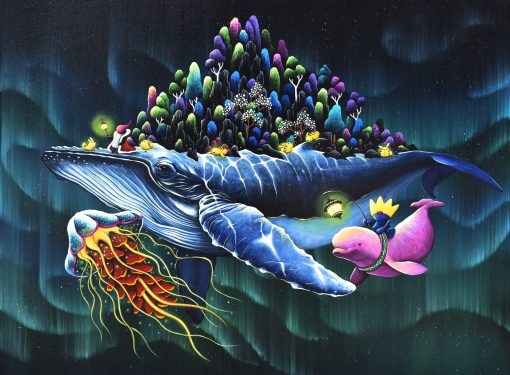 Aurora's Symphony of Waves